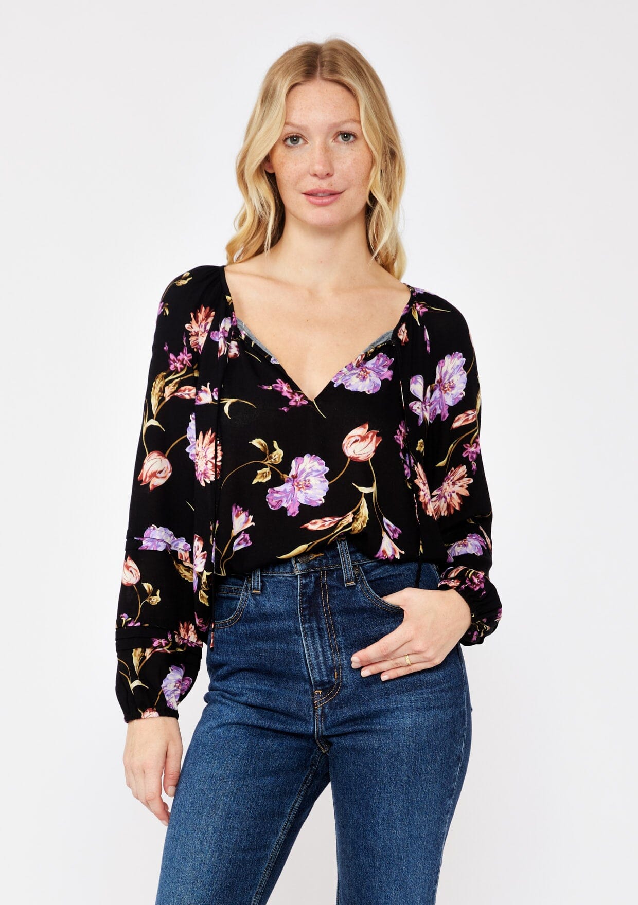 Midnight Garden Blouse