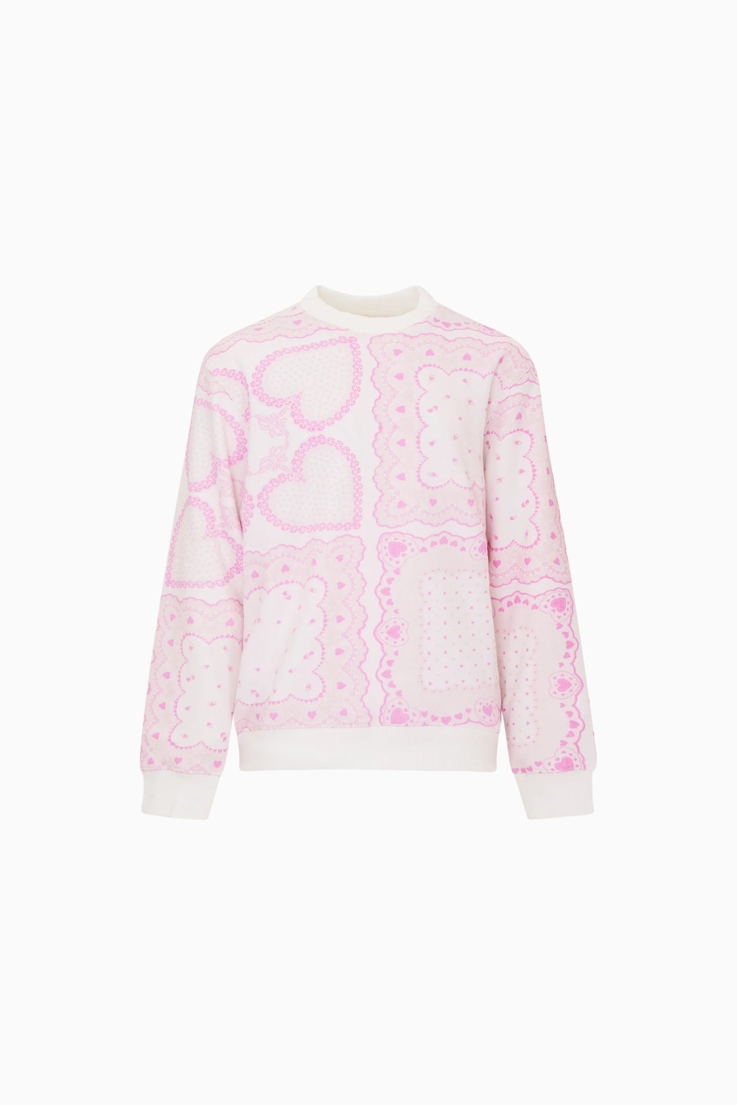 Little Girls Mini Leila Heart Print Pullover
