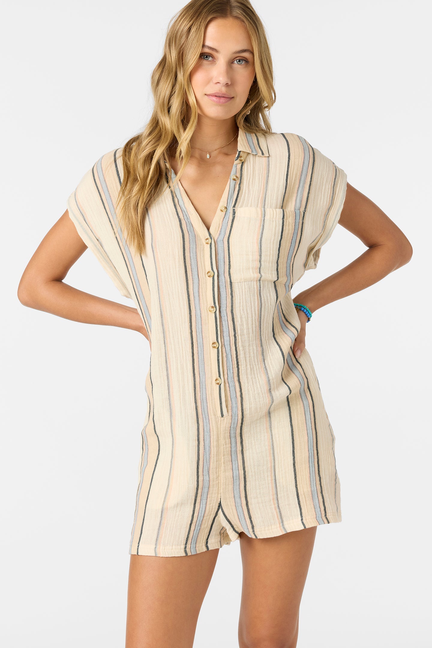 Kamilla Stripe Romper