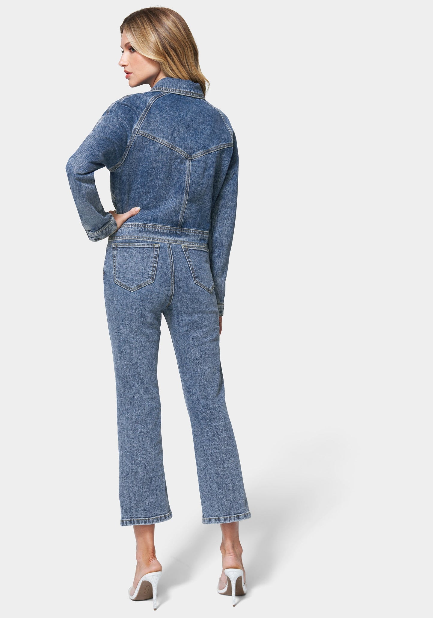 Seamed Straight Leg Jean