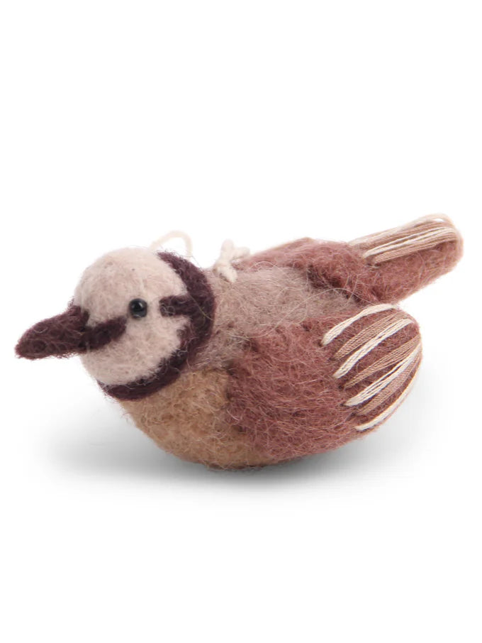 Gry & Sif Purple Lavender Bird Ornament