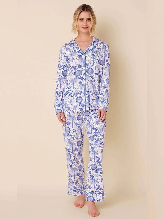 Cat's Pajamas Knit Long Sleeve Pajama Set