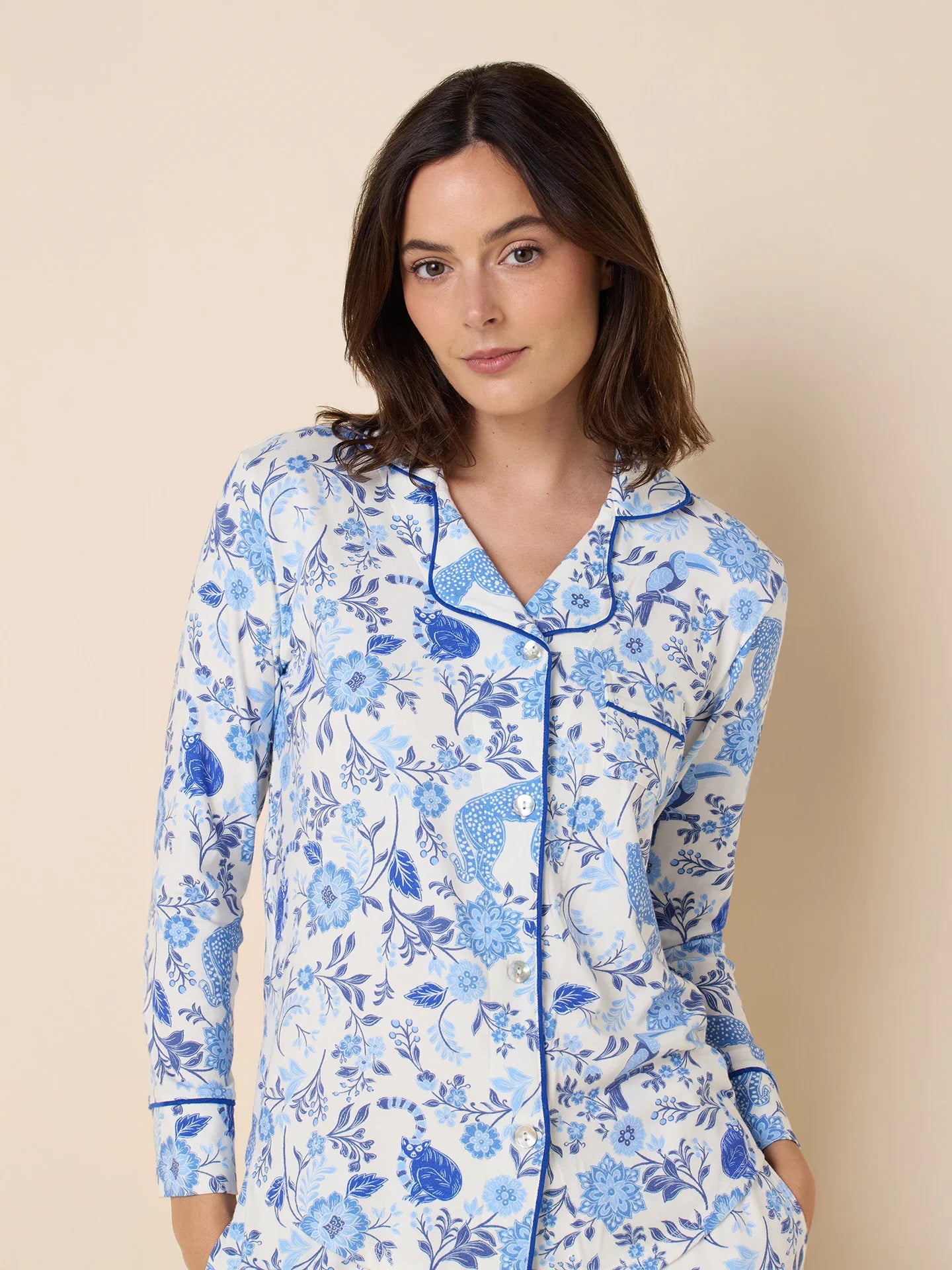 Cat's Pajamas Long Sleeve Pajama Set