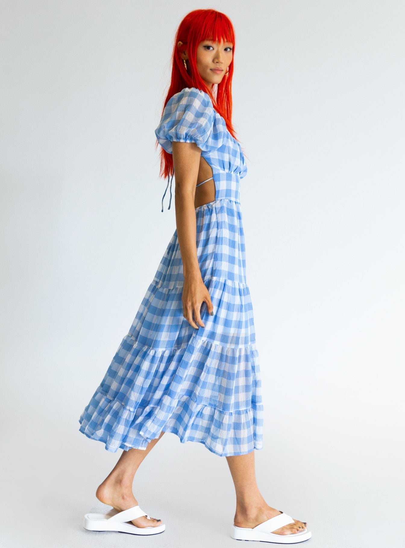 Danny Midi Dress Blue