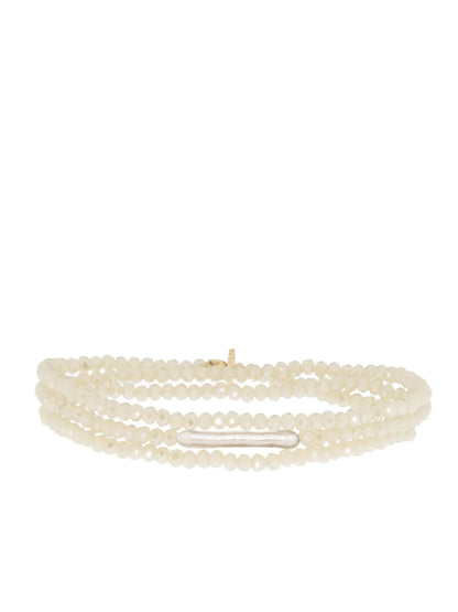 Marlyn Schiff Stretch Bracelet With Pearl