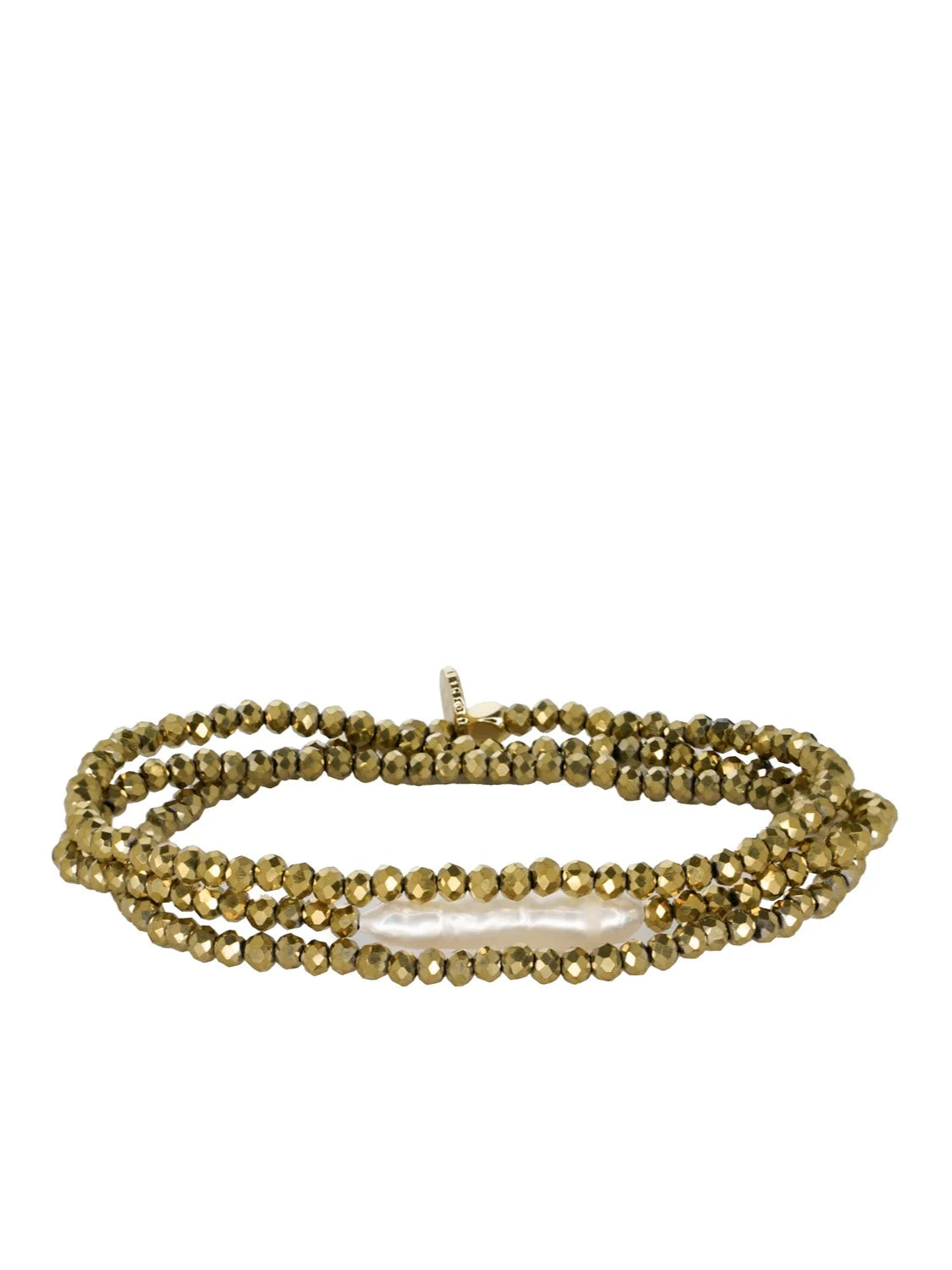 Marlyn Schiff Stretch Bracelet With Pearl