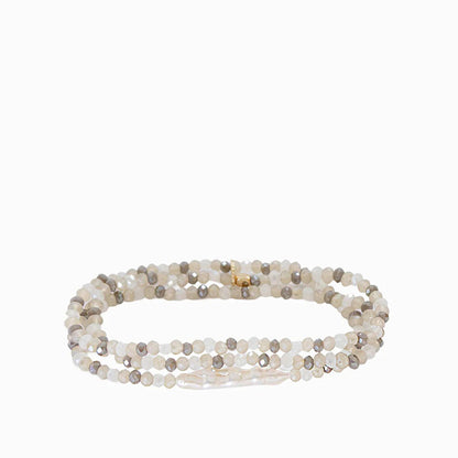 Marlyn Schiff Stretch Bracelet With Pearl