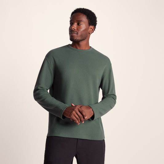 Ainsdale Mens Long Sleeve T-Shirt - Light Forest
