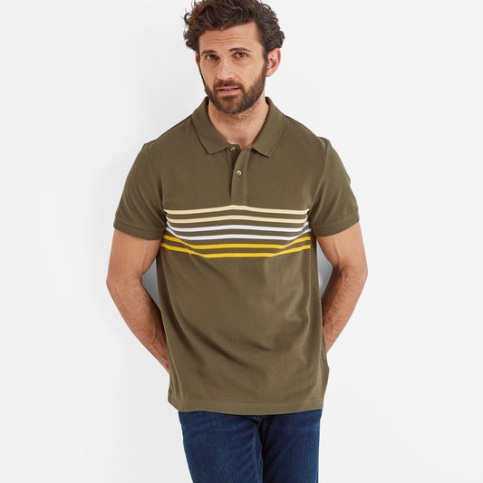 Bolton Mens Polo Shirt - Khaki