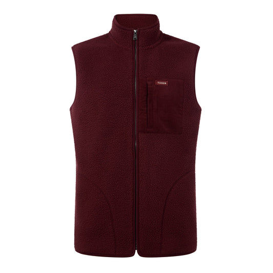Brierly Mens Thermal Sherpa Gilet - Burnt Caramel