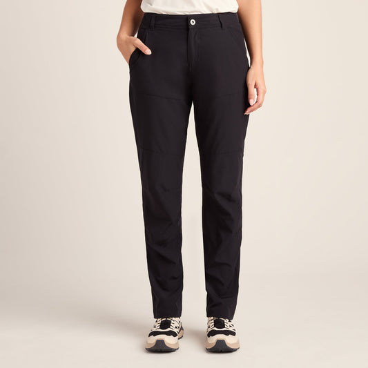 Denver Womens Walking Trousers Long - Black