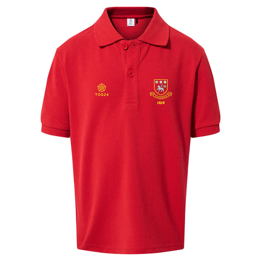 Cleckheaton RUFC Kids - Hamerton Polo Shirt Jalapeno Red