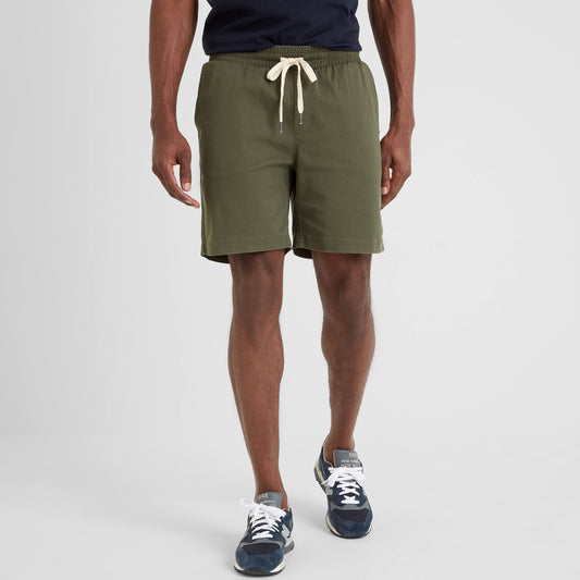 Loredo Mens Cotton Blend Shorts - Forage Green