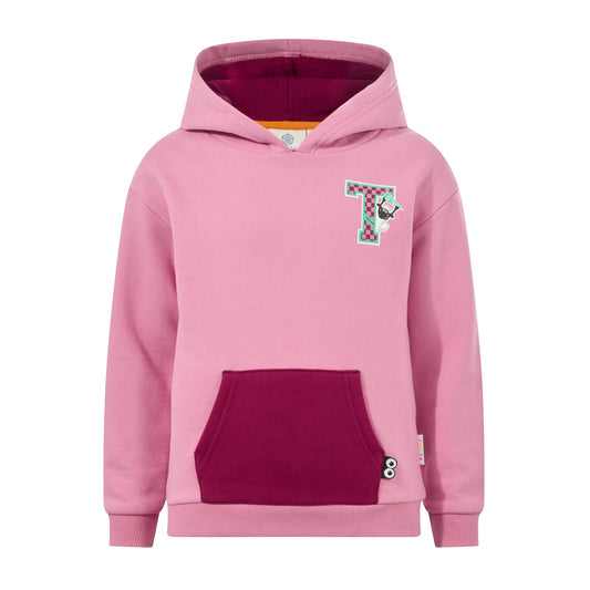Masham Shaun the Sheep Kids Supersoft Overhead Hoodie - Beetroot Red