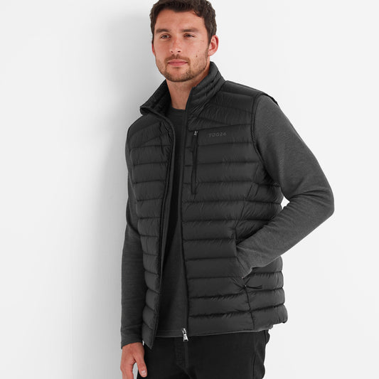 North Mens RDS Certified Down Gilet - Black