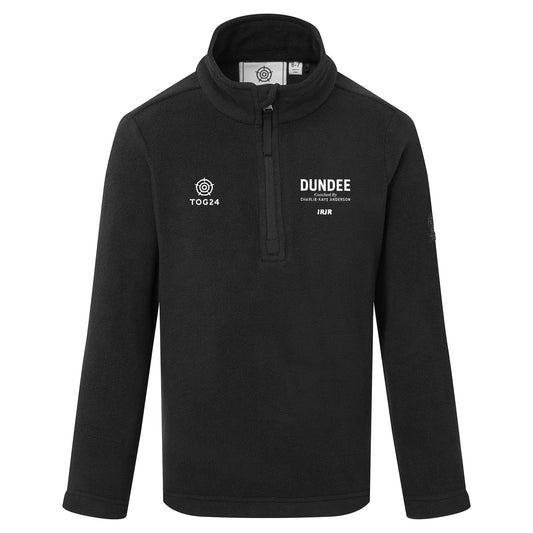 Charlie-Kaye Anderson Ice Skating Kids - Toffolo Zipneck Fleece Black