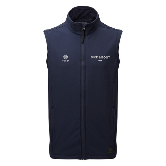 Bike & Boot Mens - Valley Softshell Gilet Navy