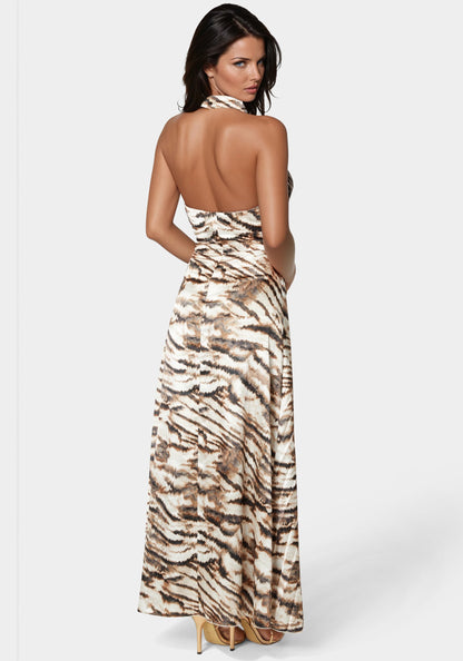 Estelle Pleated Maxi Dress