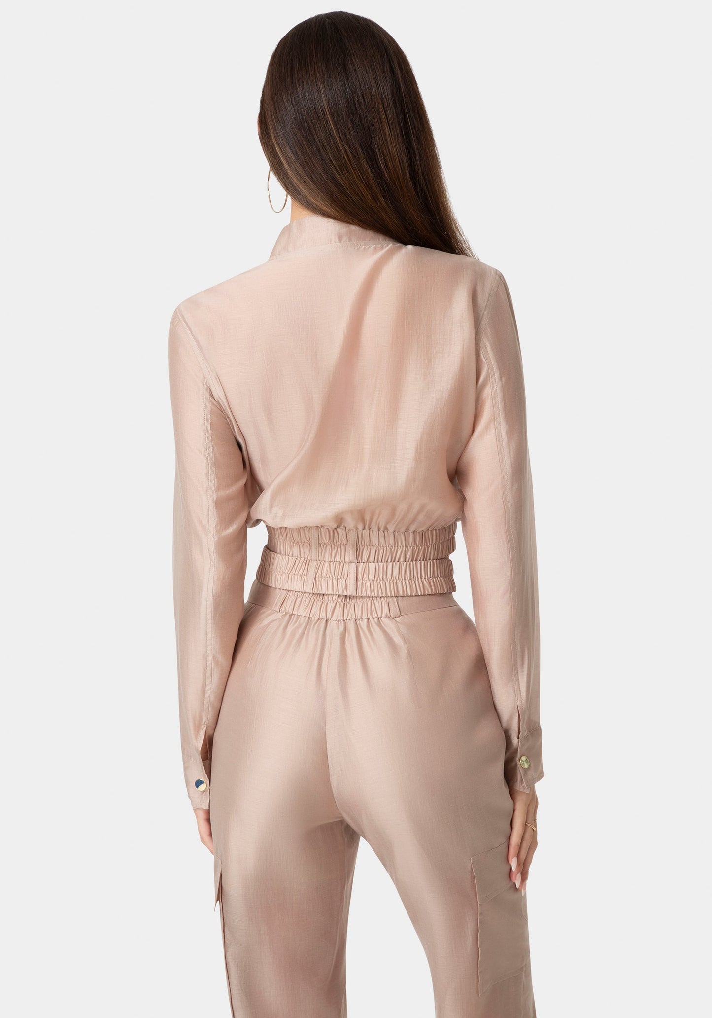 Light Sheer Voile Bomber