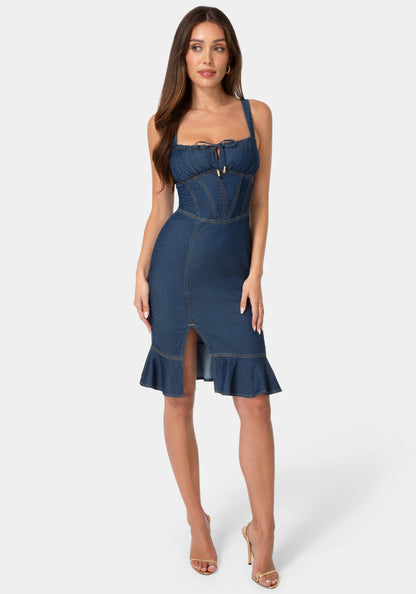 Tencel Midi Dress