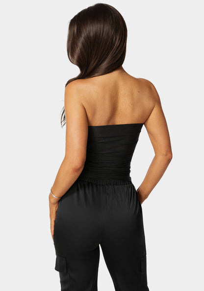Ruched Tube Top