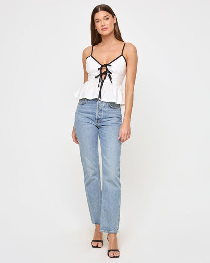 Agnes Top - Cream-Black