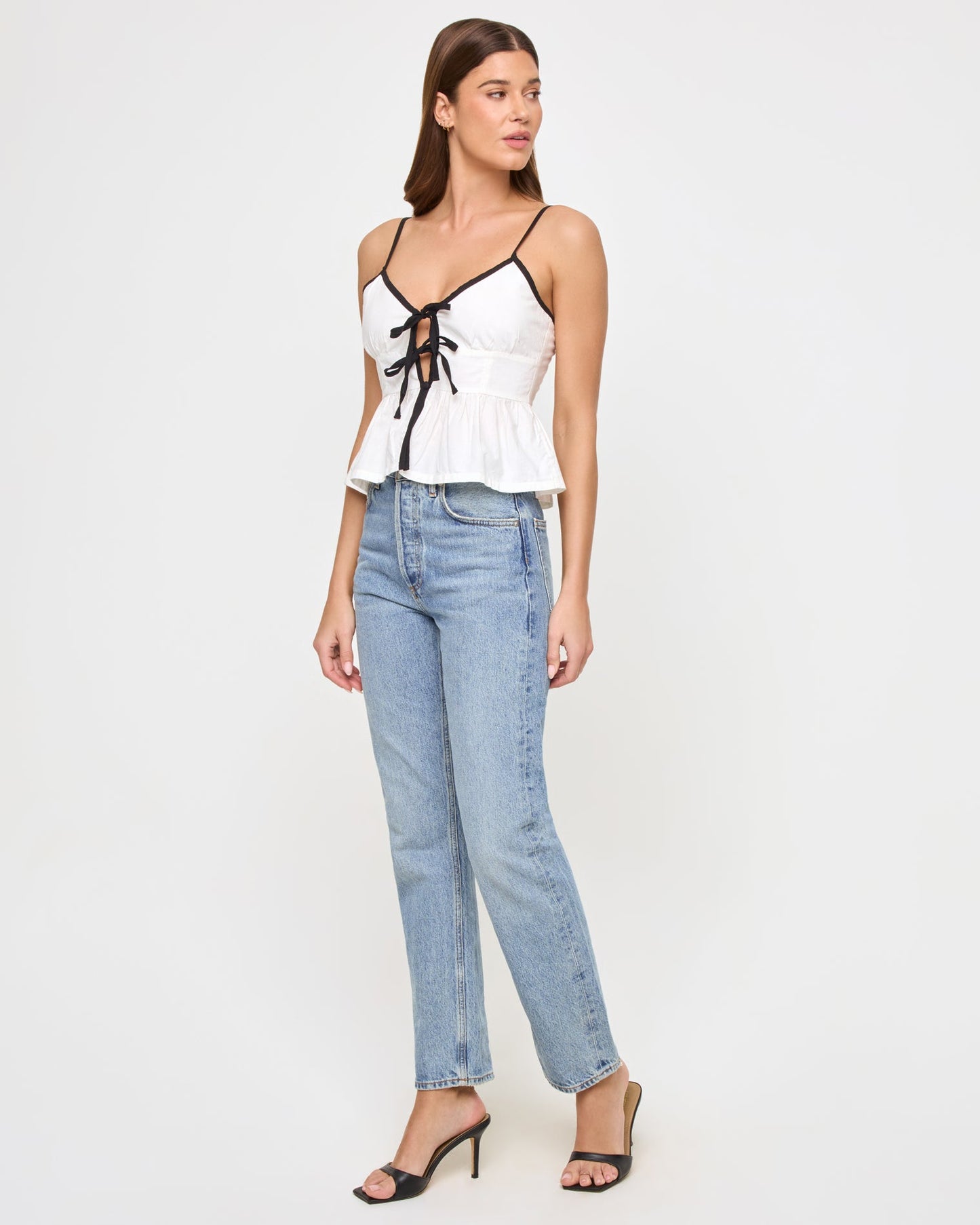 Agnes Top - Cream-Black