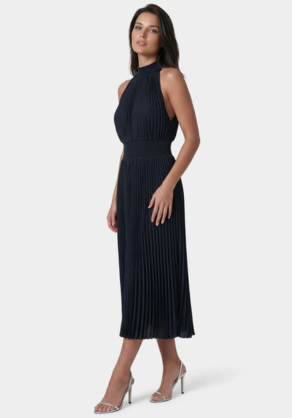 Sleeveless Pleated Dress