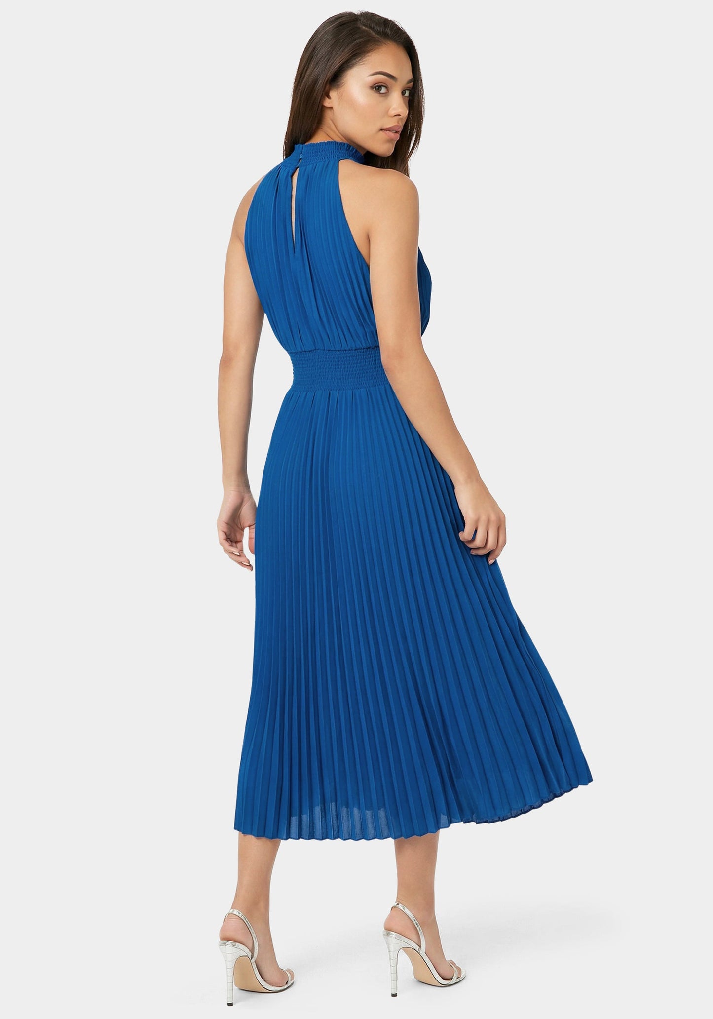 Sleeveless Pleated Dress