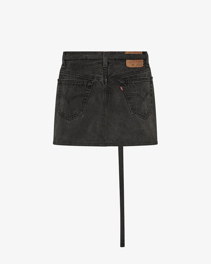 aligrace Belted Mini Skirt - Black