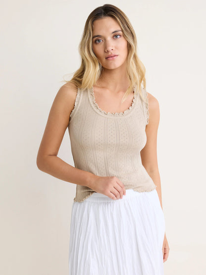 nz by NIC+ZOE Pointelle Rib Ella Tank