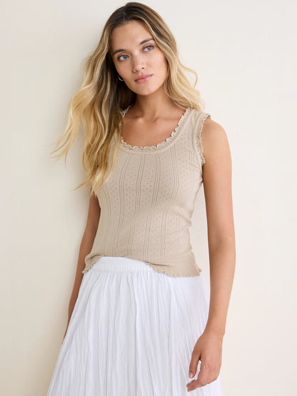 nz by NIC+ZOE Pointelle Rib Ella Tank
