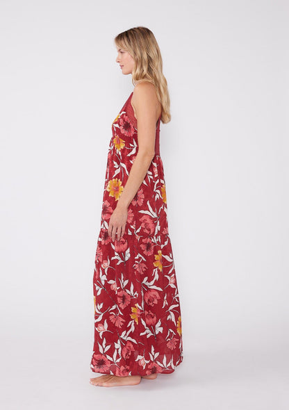 Macara Floral Tiered Maxi Dress