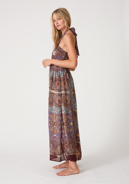 Livna Halter Maxi Dress