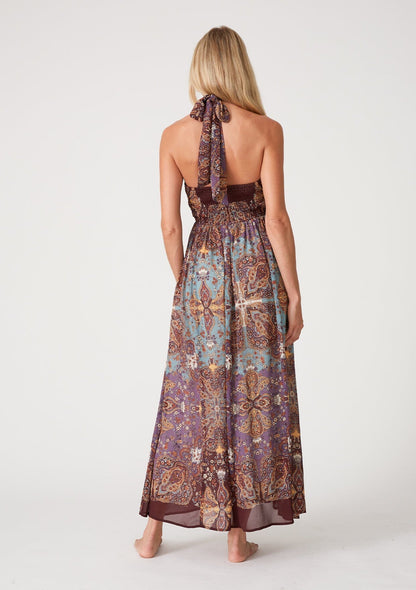 Livna Halter Maxi Dress
