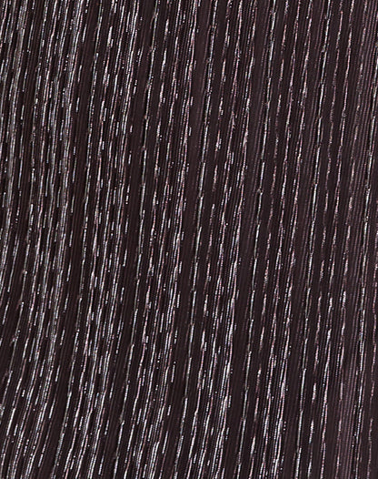 Cheria Mini Dress in Shimmer Plisse Brown