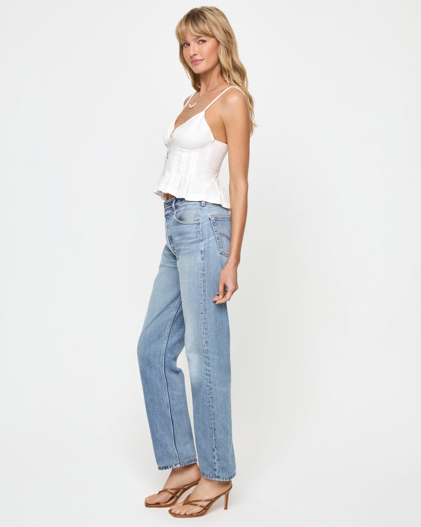 Clover Top - White