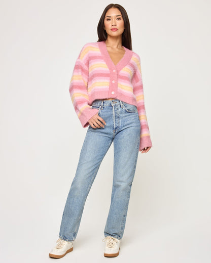 Daybreak Cardigan - Daybreak Stripe