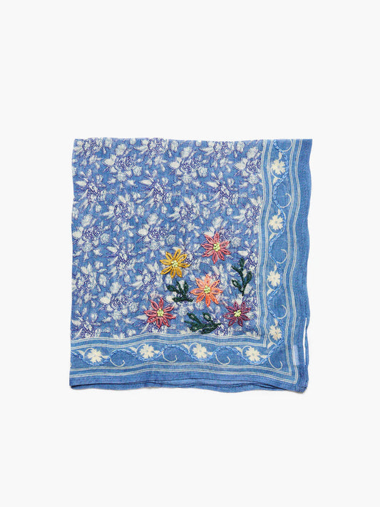 Chan Luu - Floral Lattice Print Bandana
