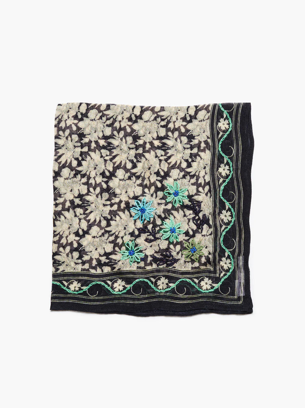 Chan Luu - Floral Lattice Print Bandana