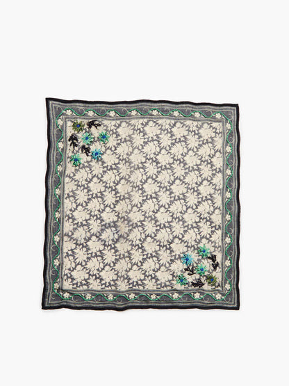 Chan Luu - Floral Lattice Print Bandana