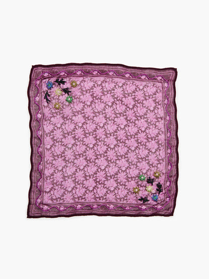 Chan Luu - Floral Lattice Print Bandana
