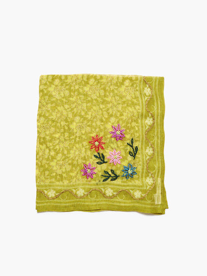 Chan Luu - Floral Lattice Print Bandana