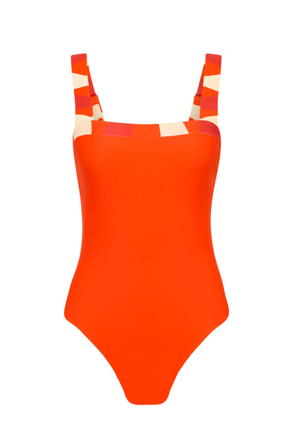 Daisy One Piece In Sunset Palm