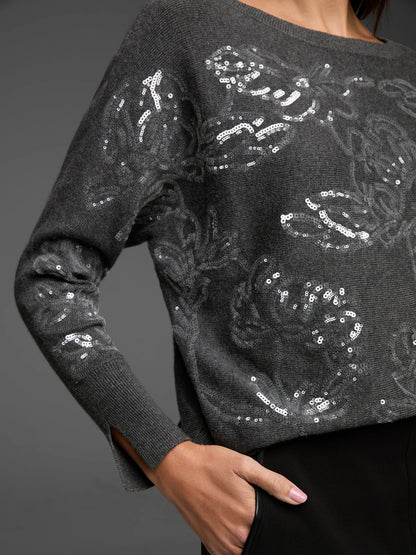 Gold Label Cotton Cashmere Silk Blend Sweater