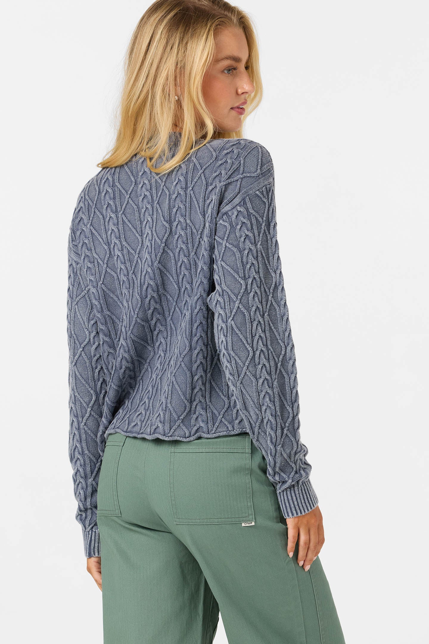 O'Riginals Misha Cable Knit Long Sleeve Sweater