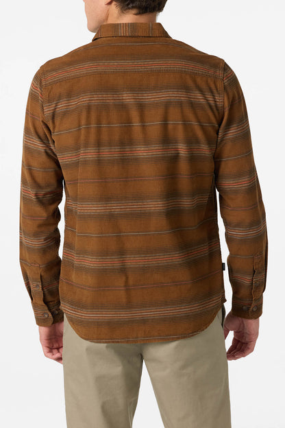 Caruso Stripe Cord Standard Fit Long Sleeve Shirt