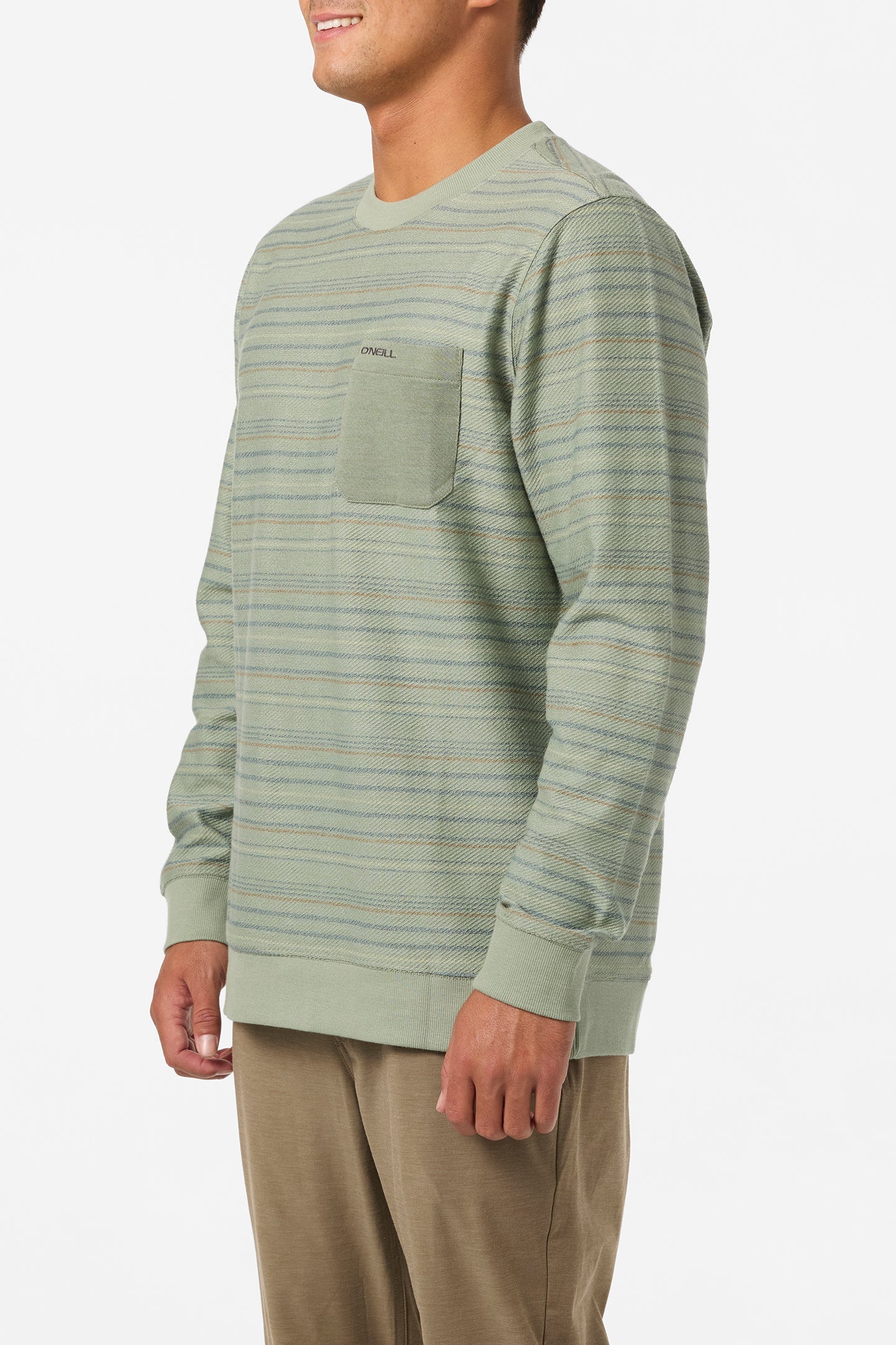 Bavaro Blocked Crew Neck Fleece
