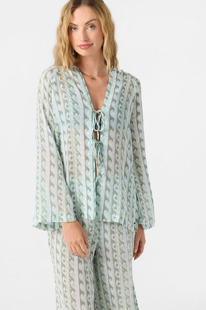 Regina Hoodie Printed Top