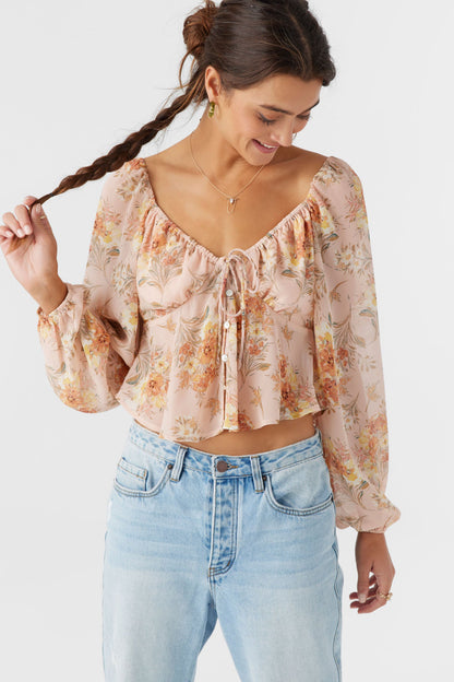 Noa Naya Floral Long Sleeve Top